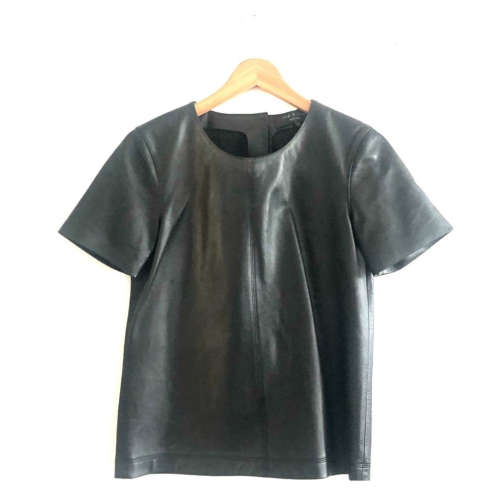 Rag and Bone leather top